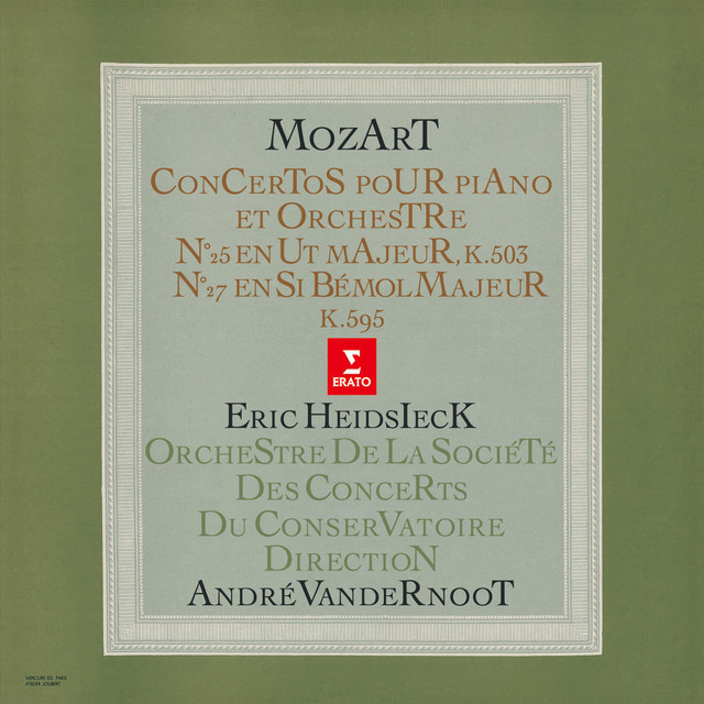 Eric Heidsieck / エリック・ハイドシェック「Mozart: Piano Concertos