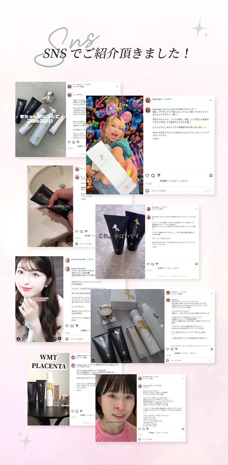 WMTプラセンタシリーズ（トライアルセット） | プラセンタラインナップ