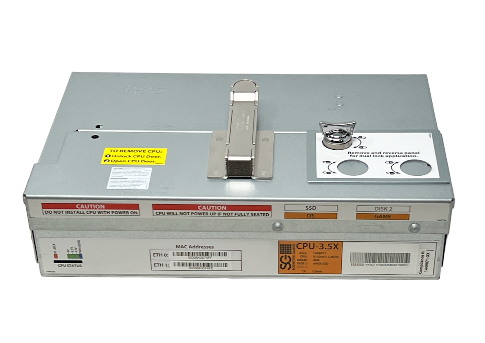 SG/WMS BB3 NXT 3.5X CPU - WSPS Las Vegas