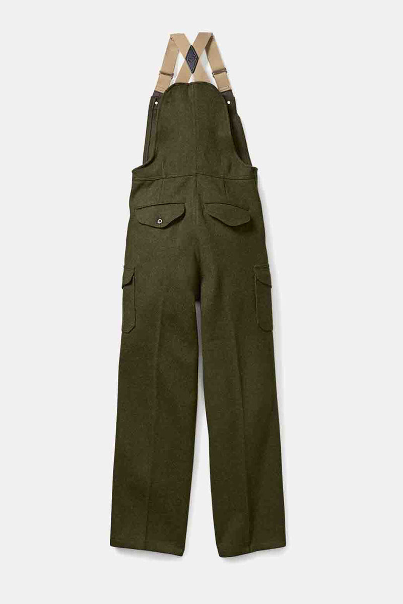 MACKINAW WOOL BIBS Forest green by Filson Man | Men | WP Store