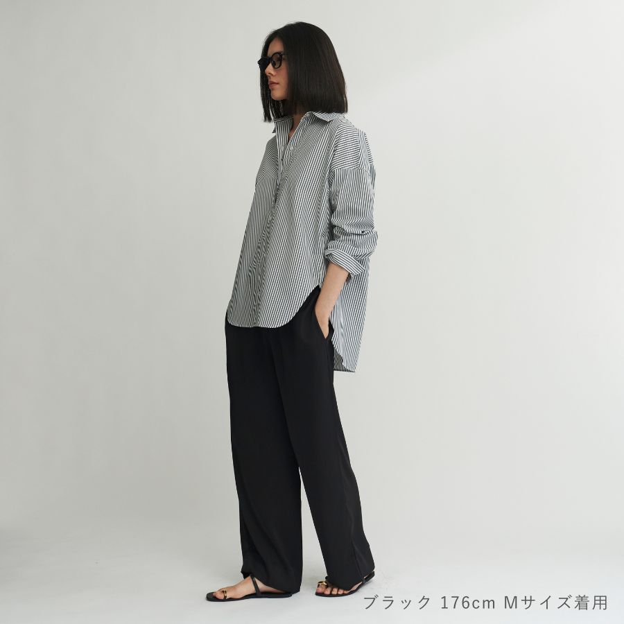 ハウント(着用1回)ヴィンテージサテンワイドパンツ ハウント(着用1回