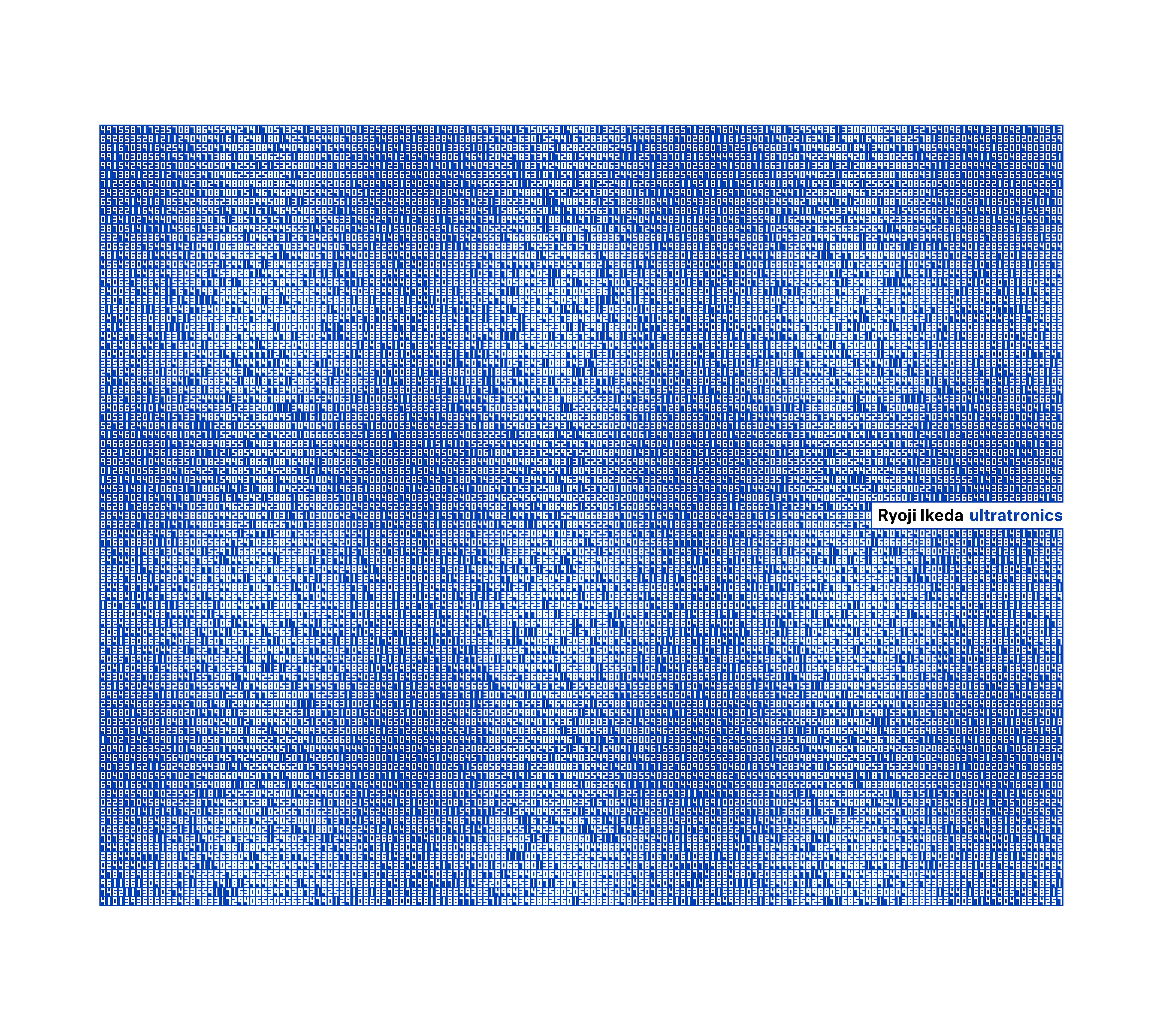 10/15(Sat) 池田亮司 / Ryoji Ikeda | SCHEDULE | Shibuya WWW - WWW X