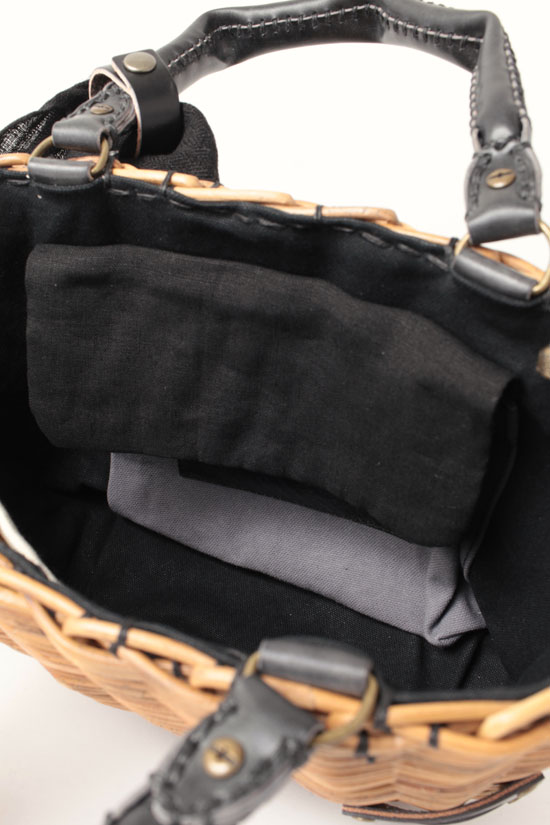 ebagos エバゴス ブライドル トート・バスケット・レザーハンドル