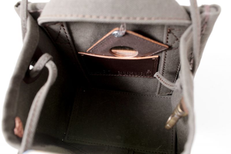 ebagos エバゴス キャンバス・かご袋ショルダー