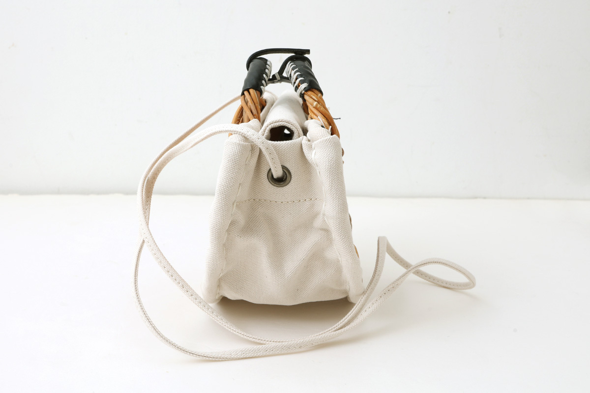 ebagos エバゴス キャンバス・扇トートミニ