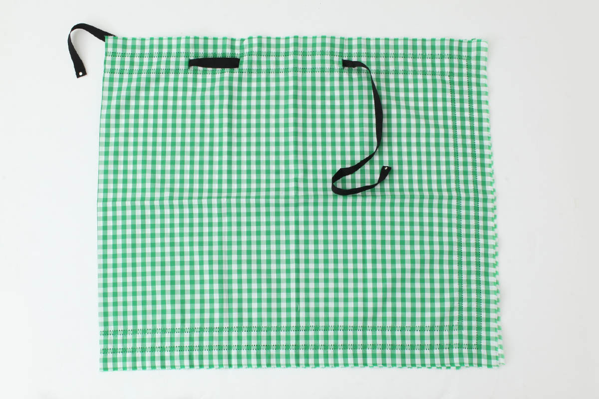 ebagos エバゴス ギンガムチェック・かぶせ