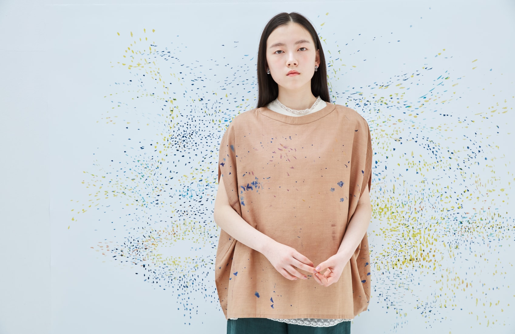 かたちとサイズはひとつです - 伊藤尚美 水彩画を着る。2023 - ほぼ