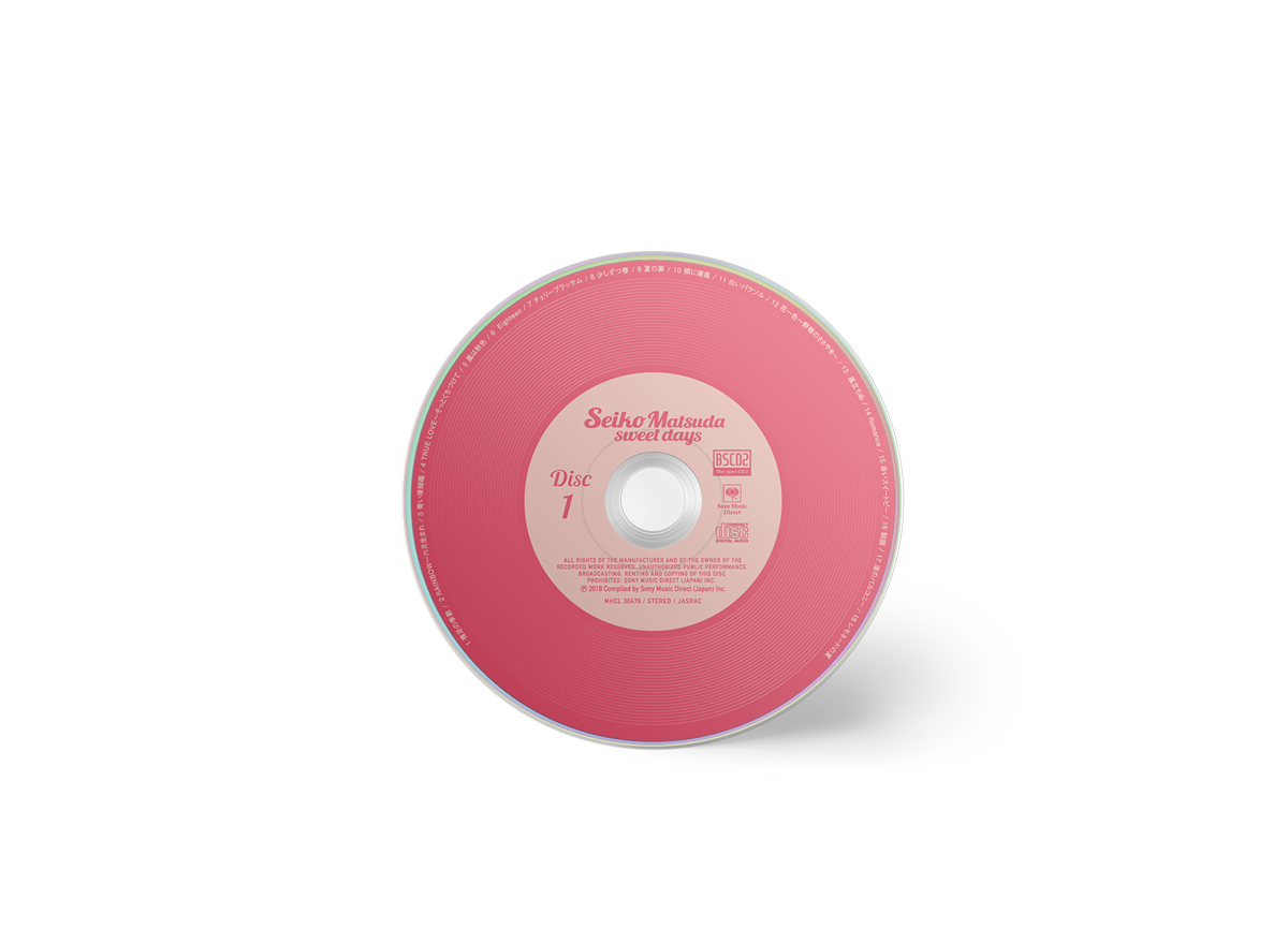 Seiko Matsuda sweet days 歌姫 松田聖子の軌跡を納めた愛蔵盤
