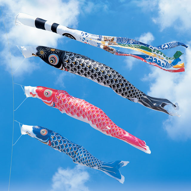 5m優輝鯉のぼり6点セット（ポールなし）が安い 東旭鯉のぼり ～広島市