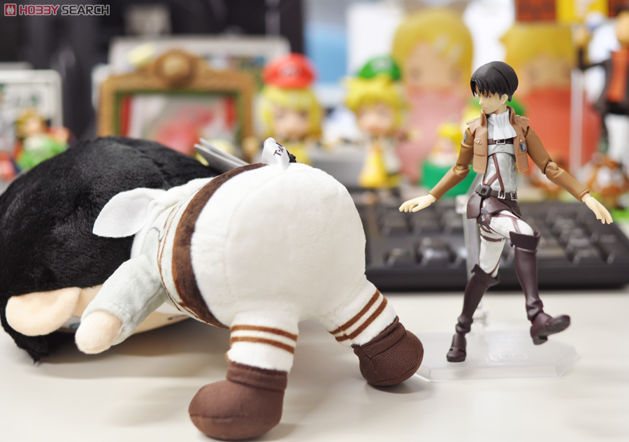 ホビーサーチブログ - 進撃の巨人ちみキャラぬいぐるみ お掃除リヴァイ
