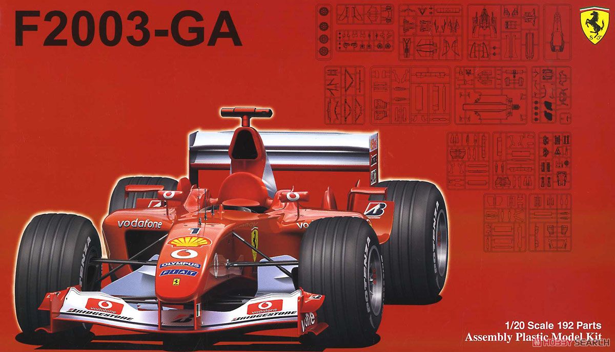 フェラーリF2003-GA (日本/イタリア/モナコ/スペインGP) (プラモデル