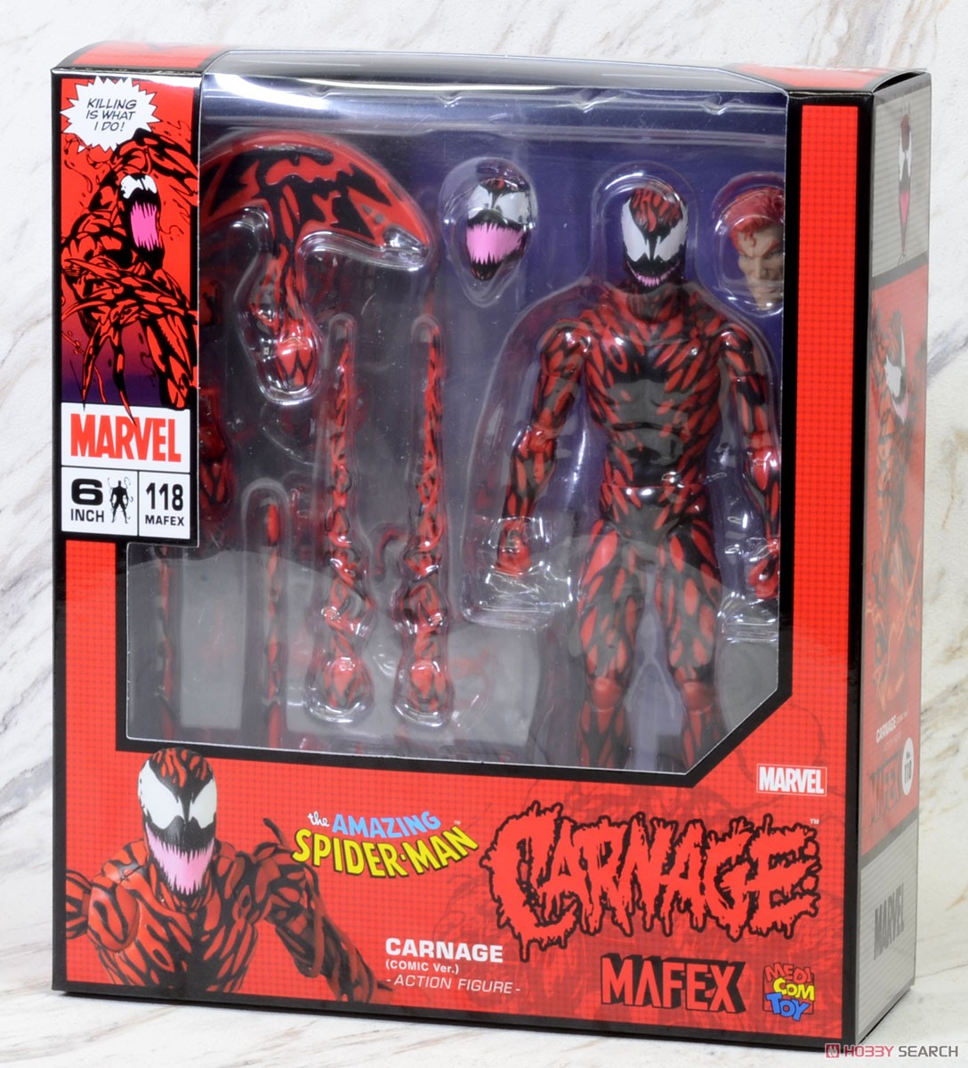 Mafex No.118 Carnage (Comics Ver.) (Completed) - HobbySearch Anime