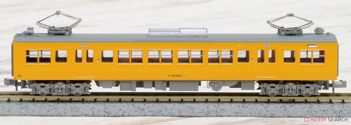115系3000番台 濃黄色 クーラー交換車 (4両セット) (鉄道模型