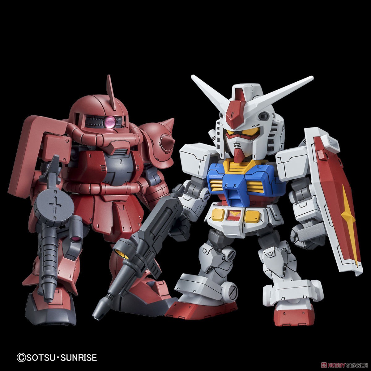 SDガンダム クロスシルエット RX-78-2 ガンダム＆シャア専用ザクII (SD