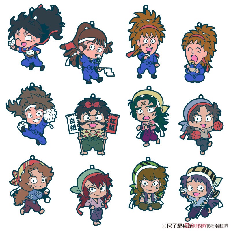 忍たま乱太郎 ちょこかわラバーストラップ 二の段 (12個セット