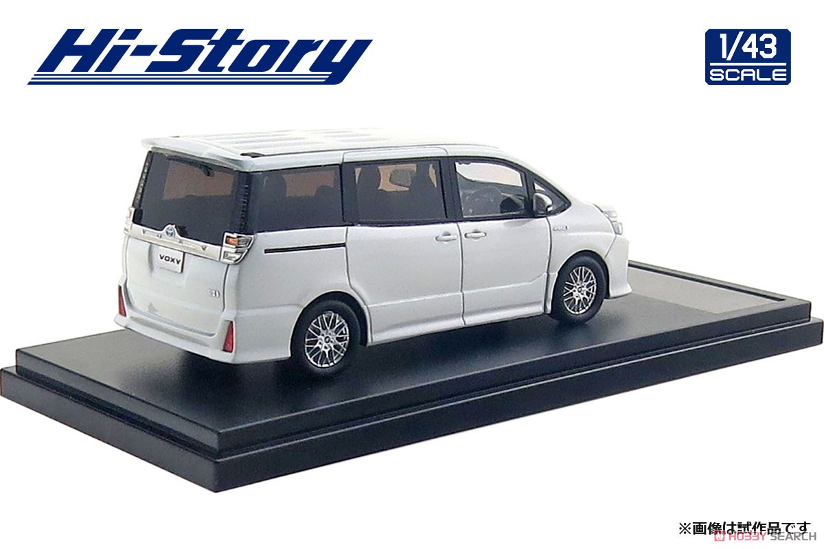 Toyota Voxy Hybrid ZS (2019) White Pearl Crystal Shine (Diecast