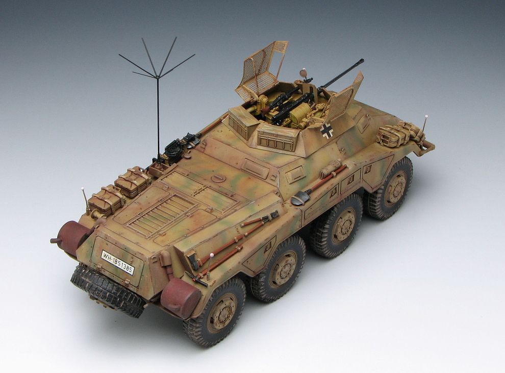WW.II ドイツ軍 Sd.kfz.234/1 8輪重装甲偵察車 2cm砲搭載型