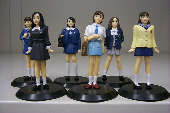 女子高制服図鑑マスコットフィギュア 首都圏版 6個セット(完成品