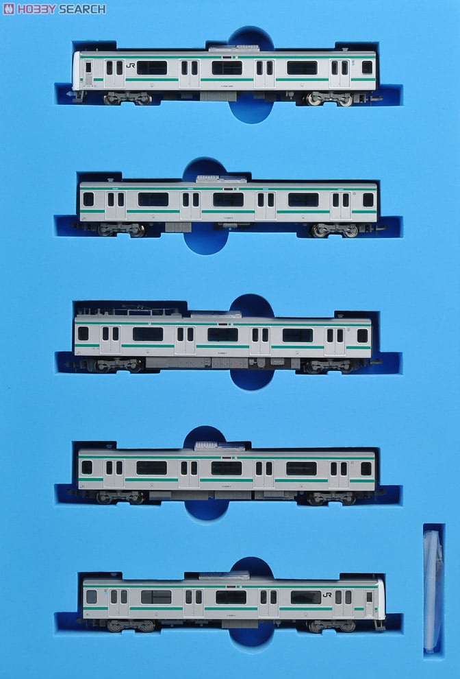 E501系 床下グレー・トイレ付 (付属・5両セット) (鉄道模型) - ホビー