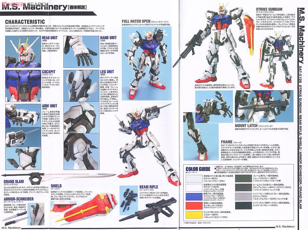 エールストライクガンダム＋スカイグラスパー 30周年記念カラークリア