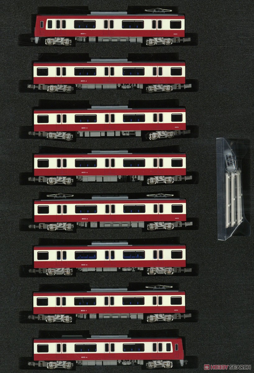 京急 600形 (登場時) 8両編成セット (動力付き) (8両セット) (塗装済み