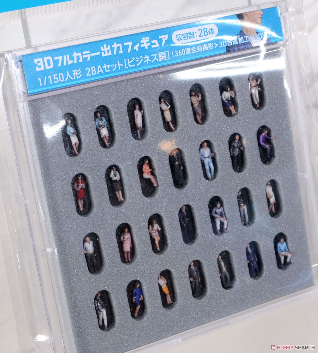 3Dフルカラー出力フィギュア 1/150人形 28Aセット [ビジネス編] (28個