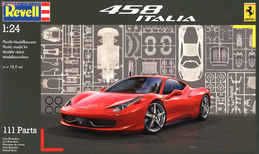 フェラーリ 458 イタリア (プラモデル) - ホビーサーチ カーモデル