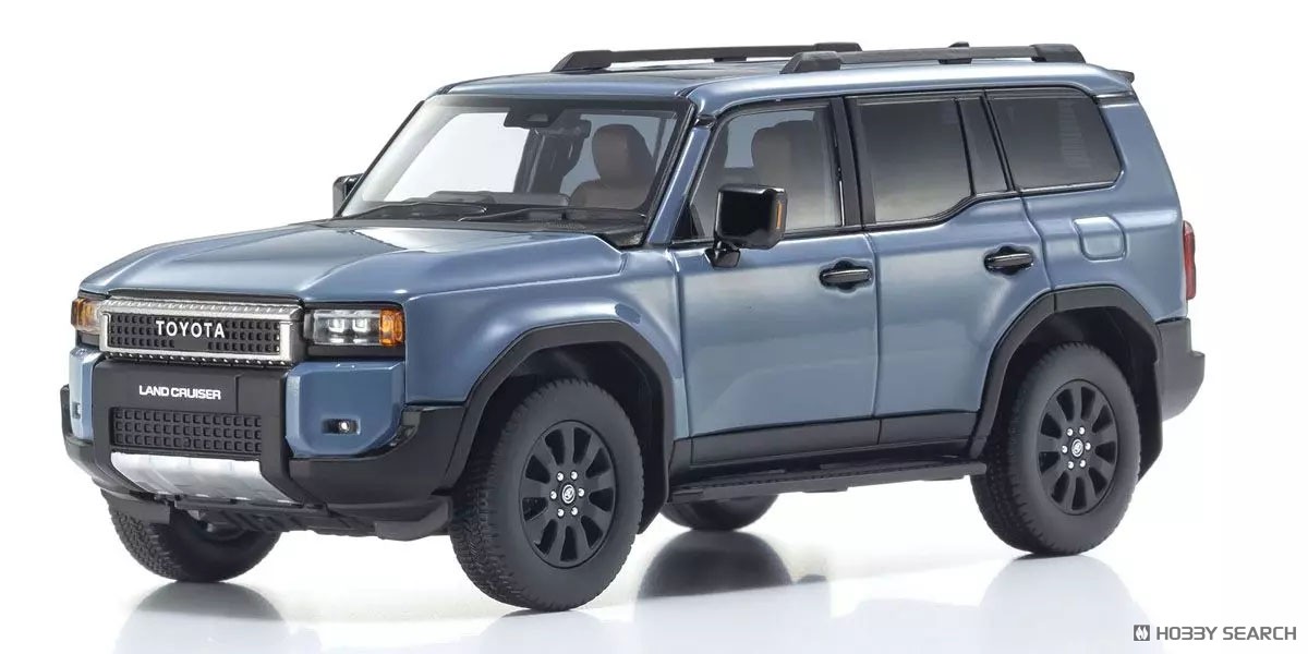 Toyota Land Cruiser 250 ZX Option Wheel Ver. (Smoky Blue) (Diecast