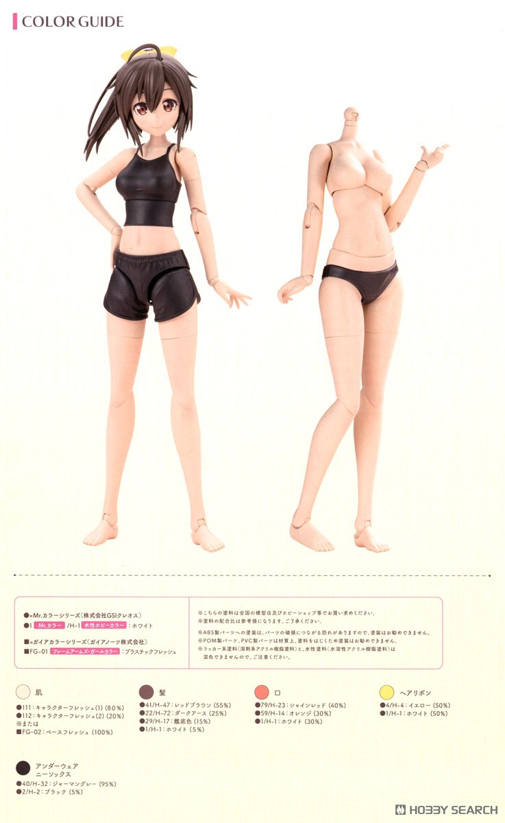 グランデスケールドレスアップボディ【M】with 源内 あお (プラモデル