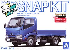 日野 デュトロ 平ボデー (ホワイト) (プラモデル) - ホビーサーチ カー