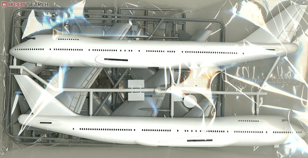 日本航空 ボーイング747-200 `旧塗装` (2機セット) (プラモデル