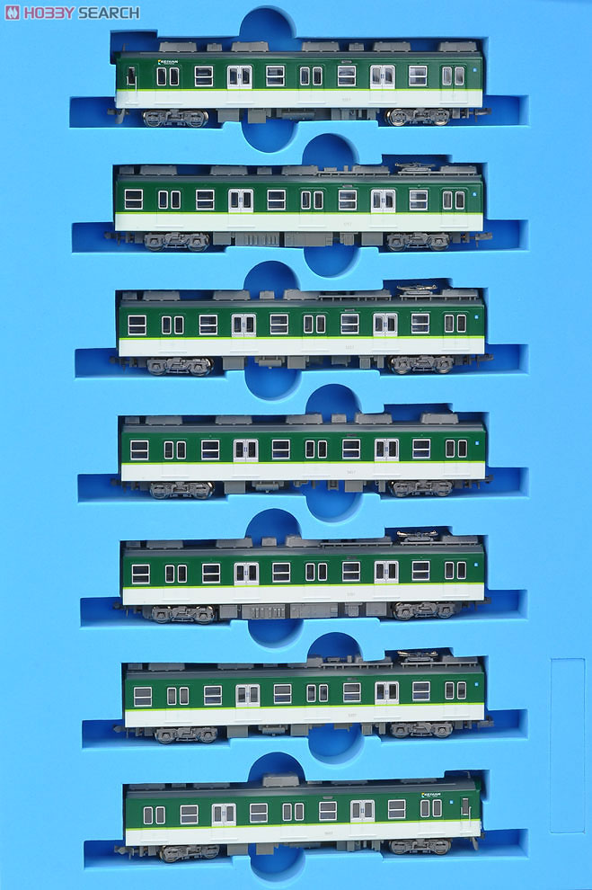 京阪5000系 4次車 リニューアル 新塗装 (7両セット) (鉄道模型