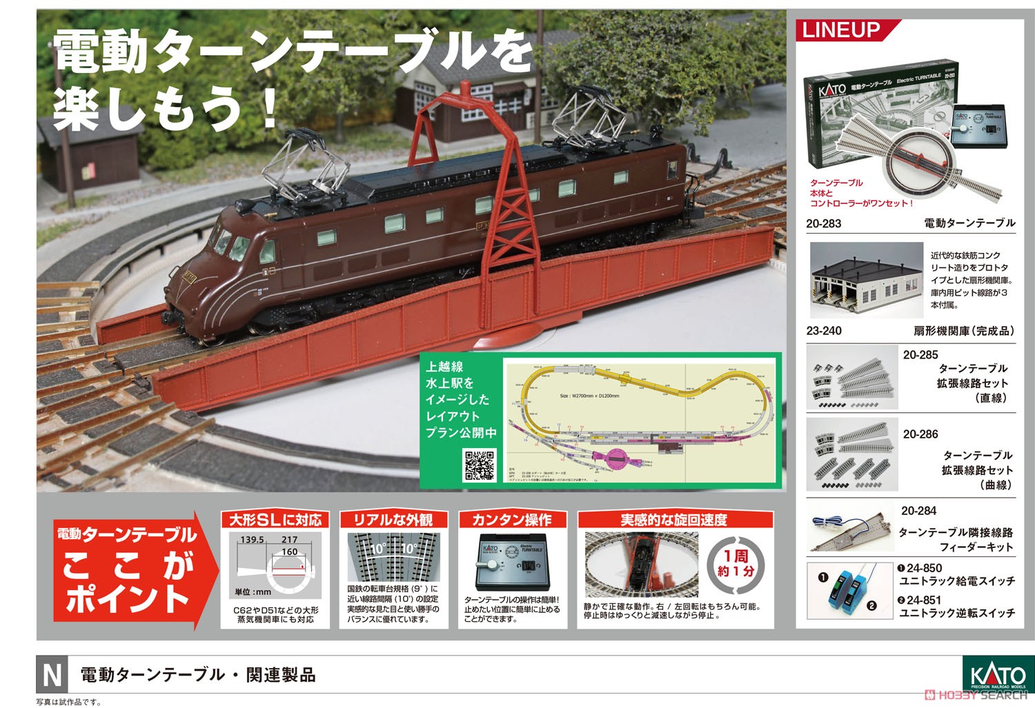 UNITRACK 電動ターンテーブル (鉄道模型) - ホビーサーチ 鉄道模型 N