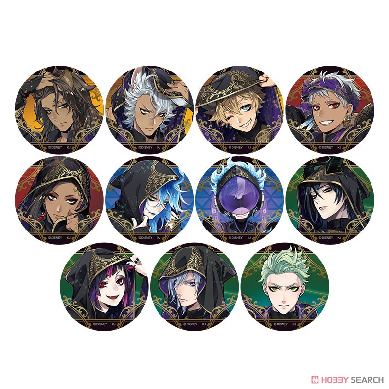 ディズニー ツイステッドワンダーランド トレーディング缶バッジ 式典