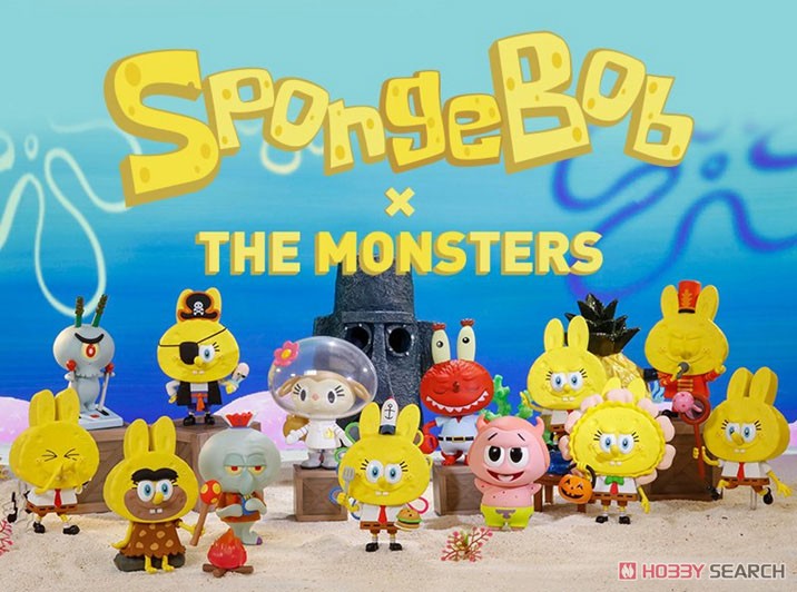 POPMART LABUBU ザ・モンスターズ×スポンジ・ボブ シリーズ (12個