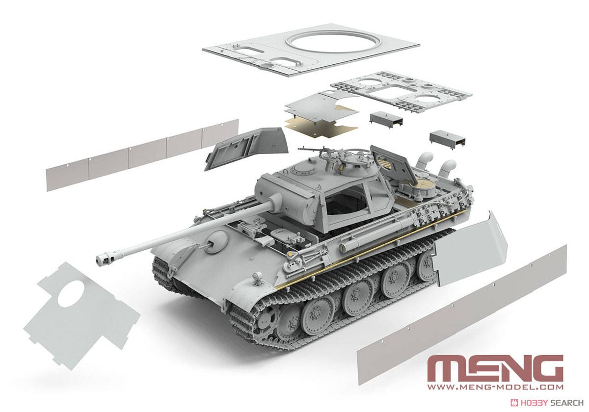 ドイツ 中戦車 Sd.Kfz.171 パンター G型 前期型 w/対空装甲装備型