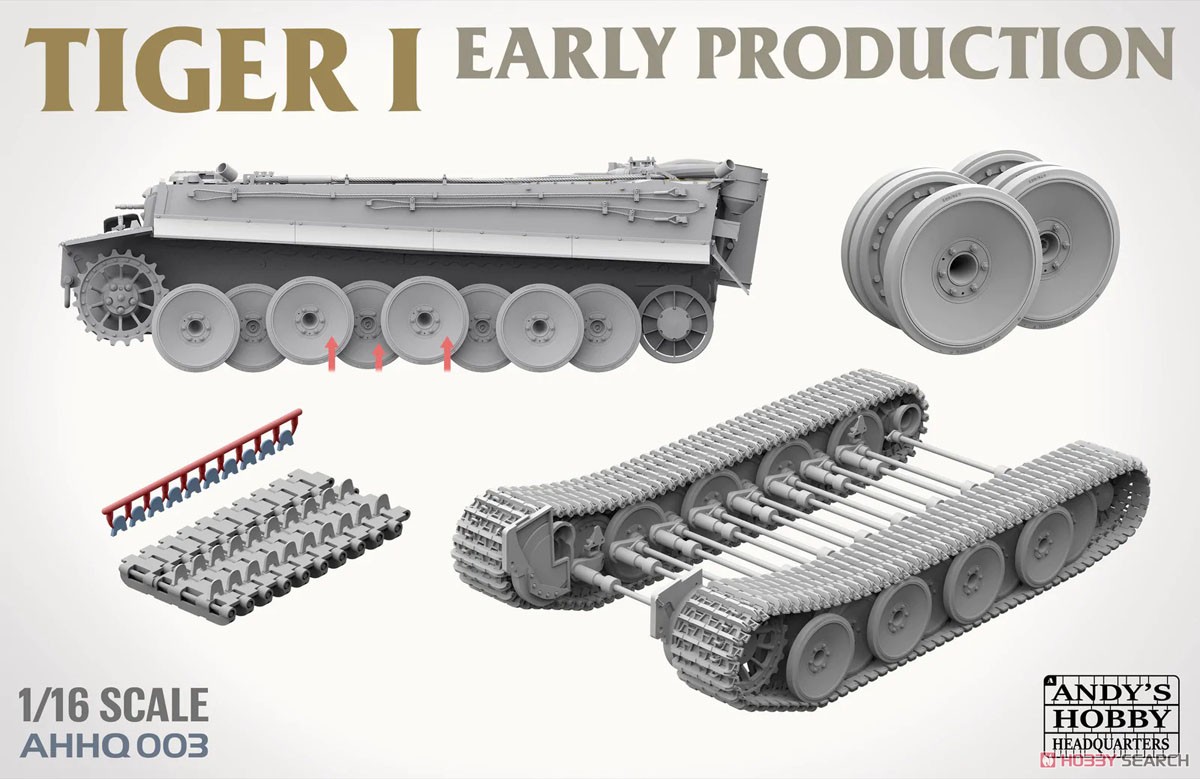 Tiger I Early Production (Plastic model) - HobbySearch Military