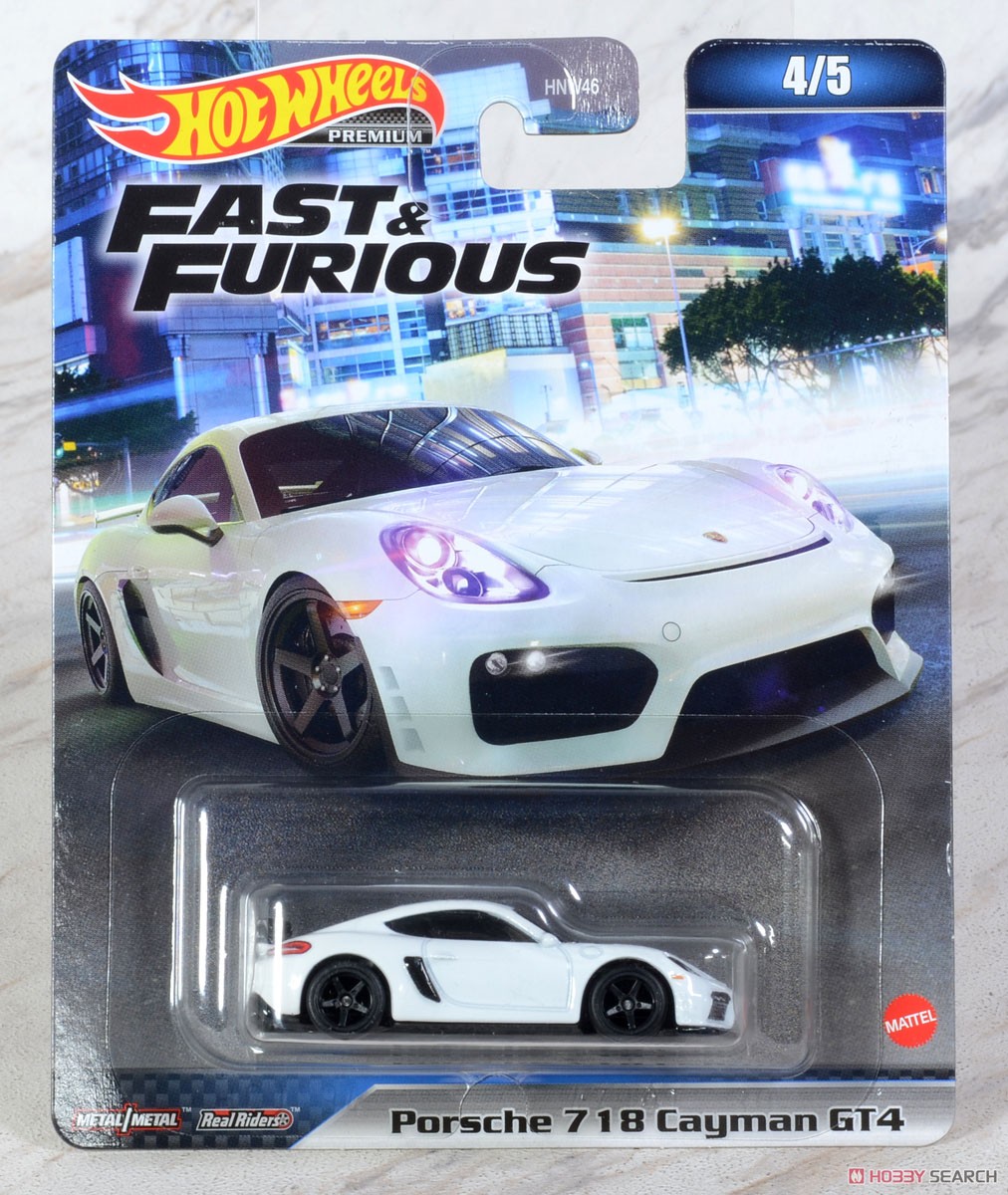 ホットウィール ワイルド・スピード - ポルシェ 718 ケイマン GT4