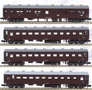 旧形客車 4両セット (茶) (4両セット) (鉄道模型) - ホビーサーチ 鉄道