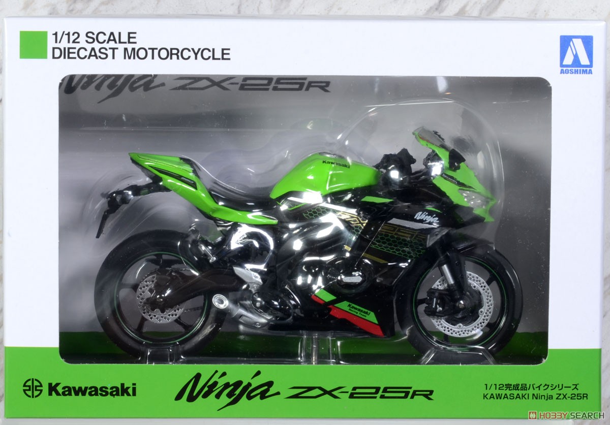KAWASAKI Ninja ZX-25R ライムグリーン×エボニー (ミニカー) - ホビー