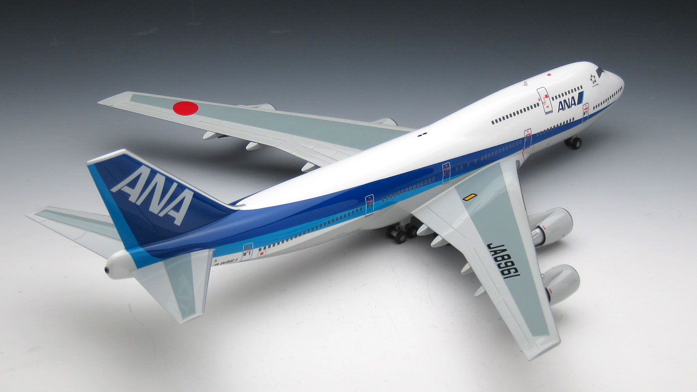 ハセガワ 1/200「ANA ボーイング747-400D（JA8961）」プラモデル製作記