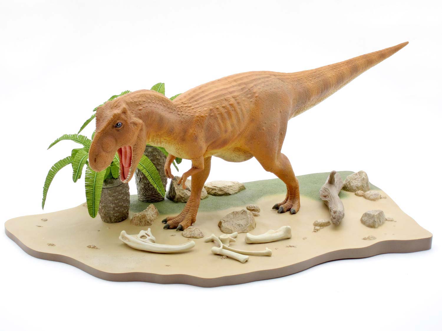 タミヤ 1/35「ティラノサウルス情景セット」プラモデル制作記＆完成写真