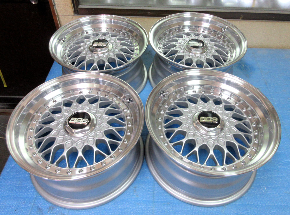 BBS-RS15インチ社外リム交換リバレル全パーツフルパウダーコート
