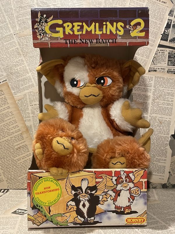 Gremlins 2/Gizmo & Two Baby Mogwai Plush(90s/MIB) - 2000toys高円寺店