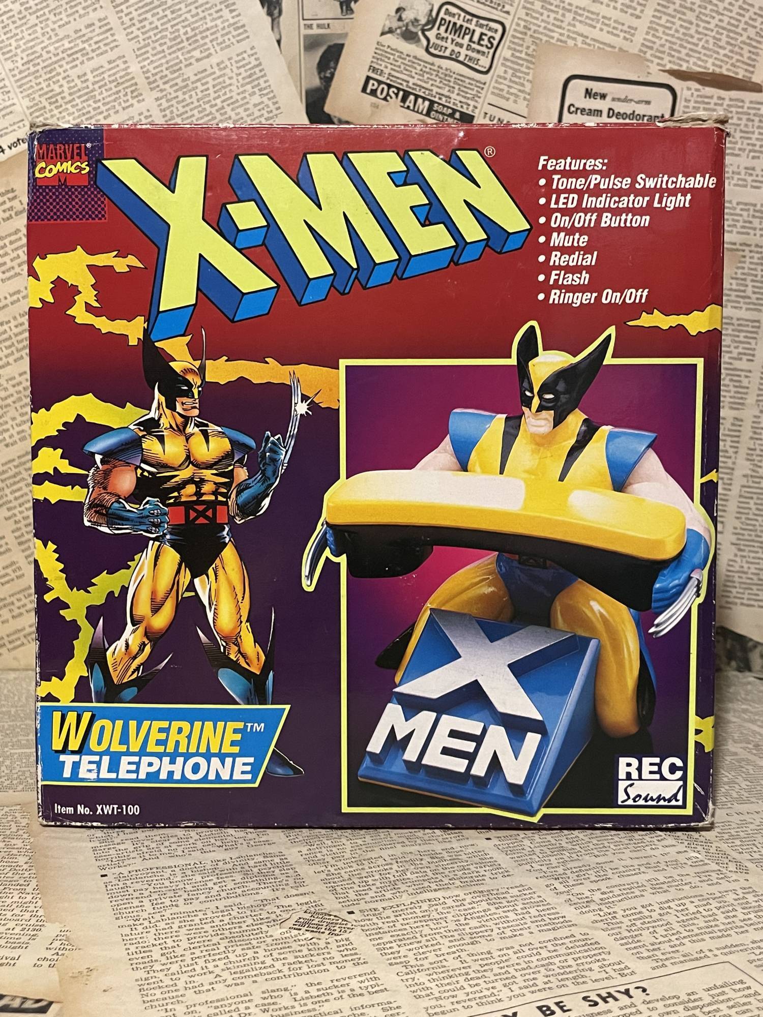 X-Men/Wolverine Telephone(90s/with box) - 2000toys高円寺店