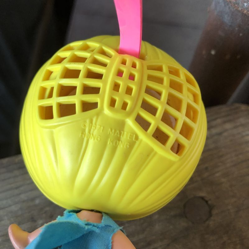 1971 Vintage Mattel Talk Ups Pull String Talking Doll Works (M957