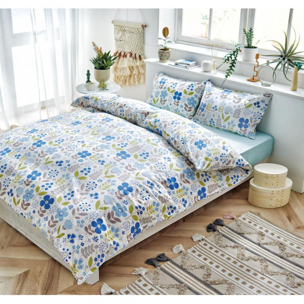 掛けふとんカバー シングルロング DU-117 BU | TWO-ONE STYLEネット