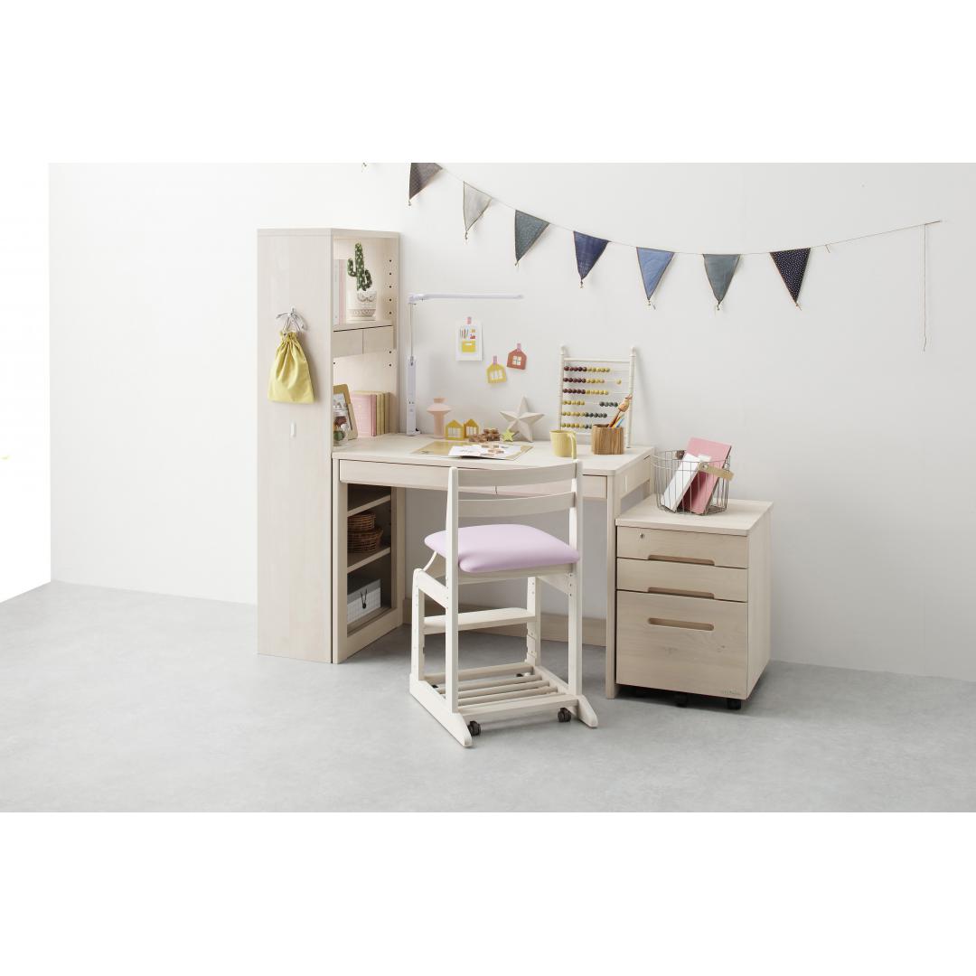 堀田木工所】システムデスク2点セット グロース100S WH(照明別売