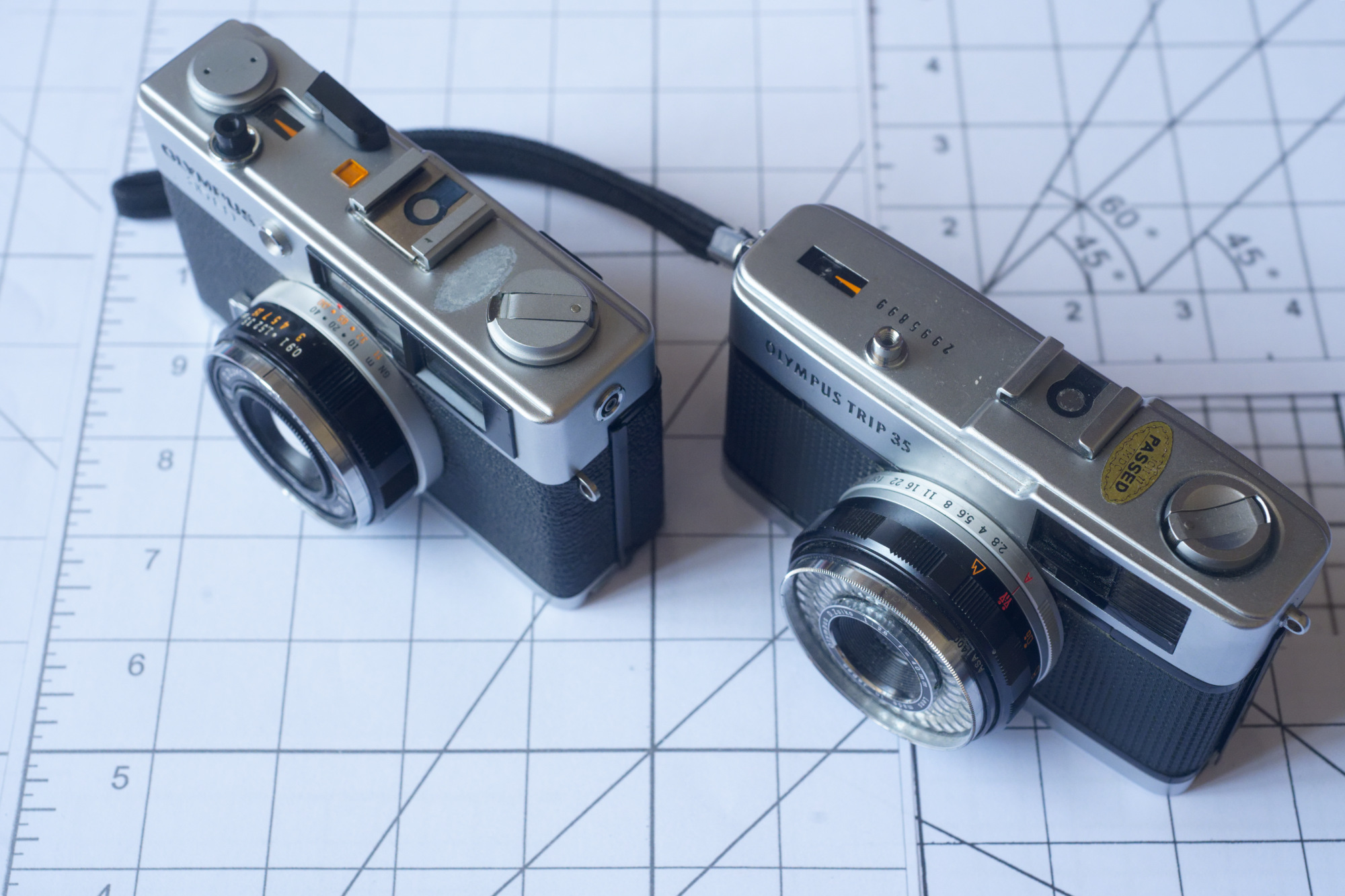 Olympus Trip 35 and 35ED - Budget Compacts - a Review & Comparison