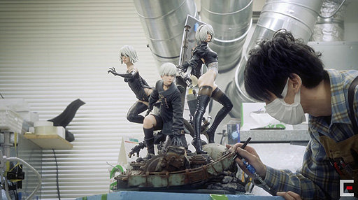 大ボリュームの「NieR：Automata」フィギュアが発表。スクエニ